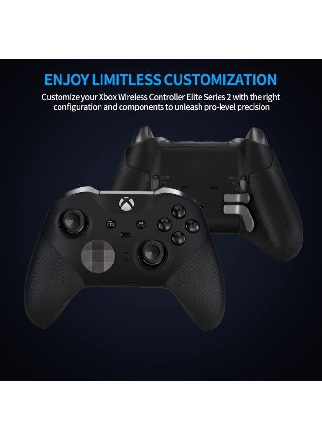 ملحقات لجهاز التحكم Xbox Elite Series 2 - 13 في 1 مجداف بديل عصا الإبهام عصا التحكم عصا تحكم تناظرية أجزاء مجموعة إصلاح المكونات مع 2 D-Pads، 1 أداة - Image 2